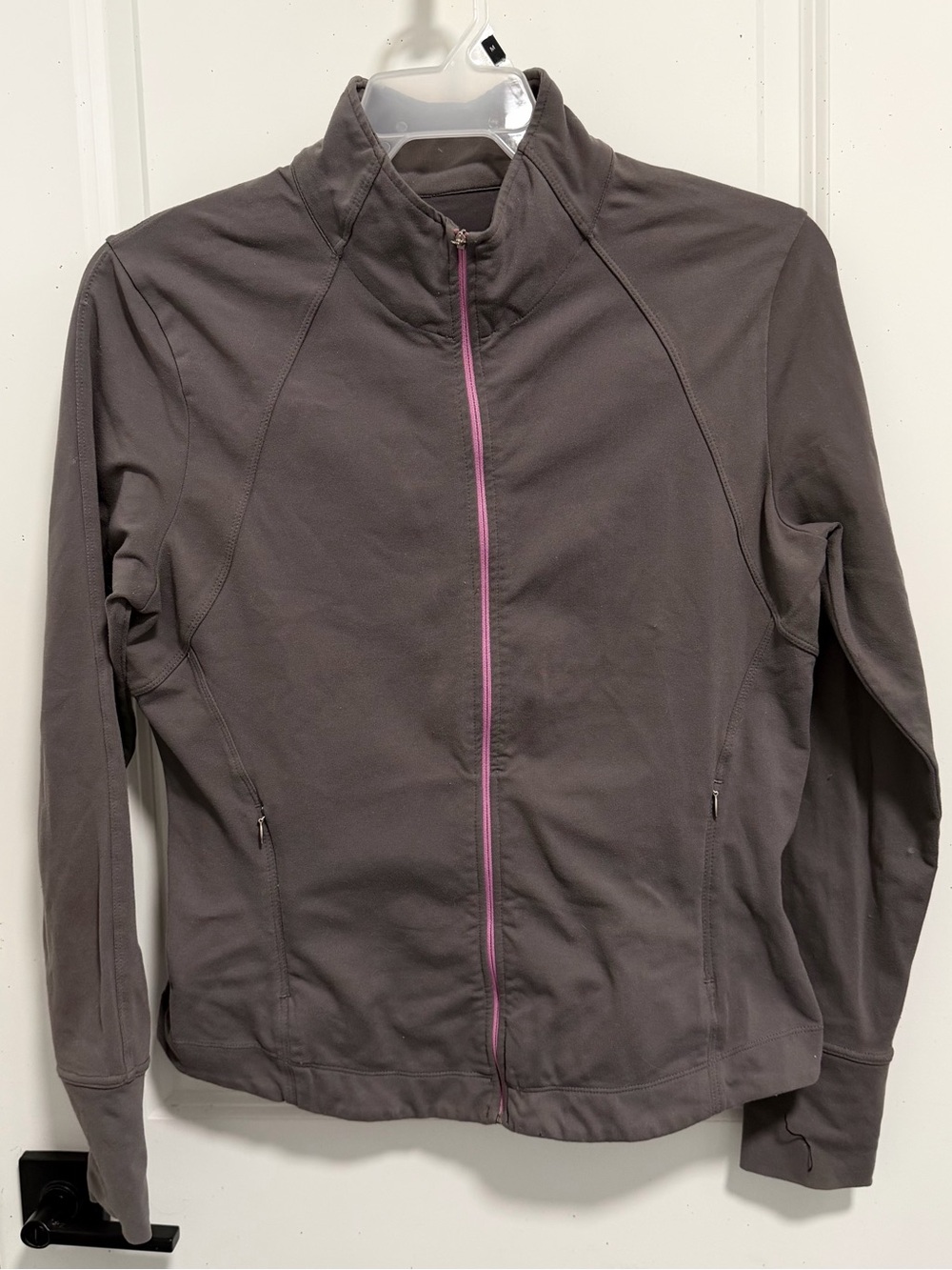 Lucy Gray athletic Jacket with Pink Zip